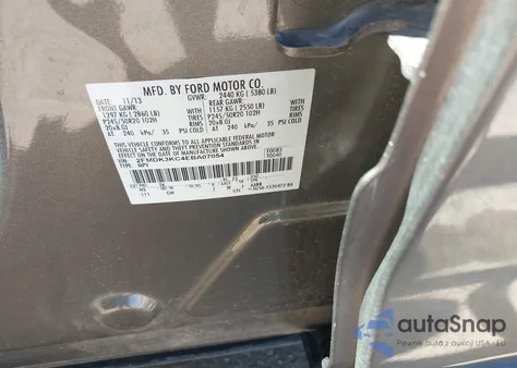 2014 Ford Edge Limited from USA, damaged, VIN 2FMDK3KC4EBA07054